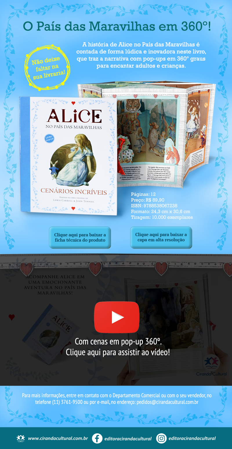 livro Alice no país das maravilhas
