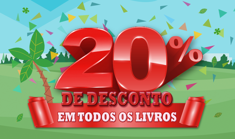 20% de desconto em todo o site