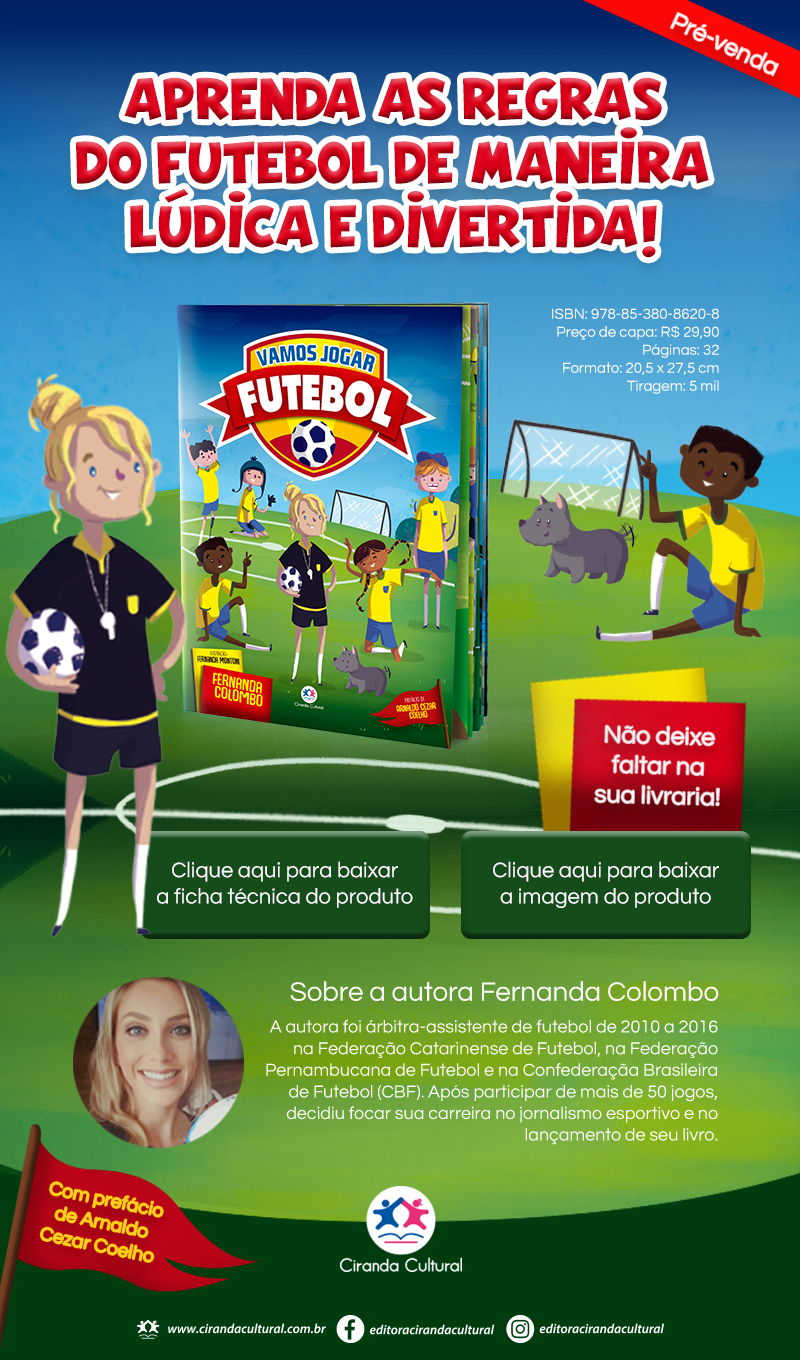 livro vamos jogar futebol